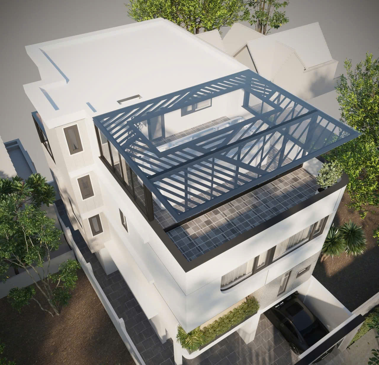 Hành Trình Cải Tạo Toàn Diện Nhà Anh Hùng – Anh Dũng 300m² tại Hải Phòng