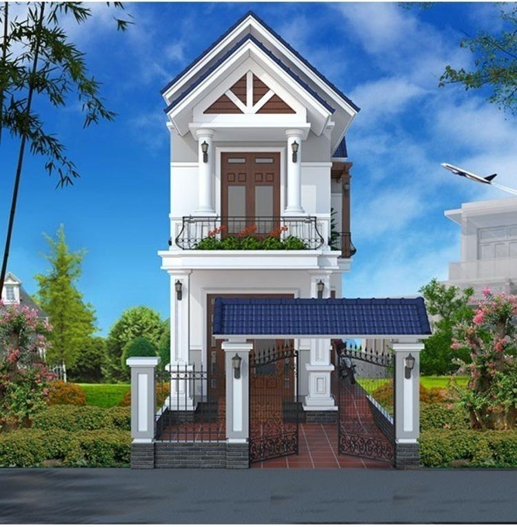 Mẫu nhà 2 tầng có thể dễ dàng cải tạo và mở rộng không gian sống