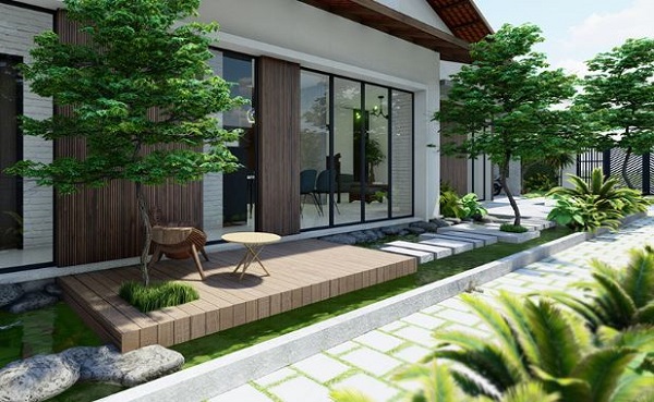 mẫu nhà vườn cấp 4