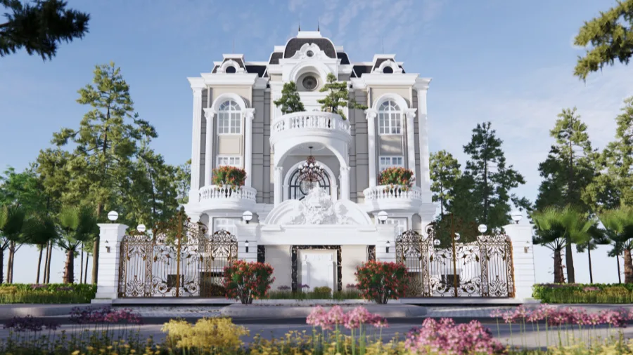 Thi công xây dựng biệt thự phong cách cổ điển