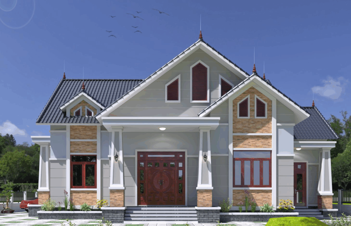 Top 5 Mẫu Nhà Mái Thái Đẹp Nhất DGROUP Thi Công – Xu Hướng 2025
