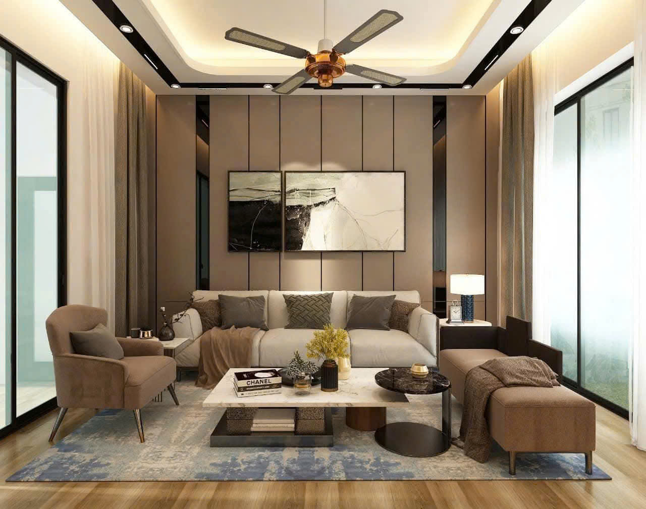 Từ Phòng Khách Đến Phòng Ngủ: Bộ Sưu Tập Ảnh Không Gian Sống Hiện Đại Nhà DGROUP