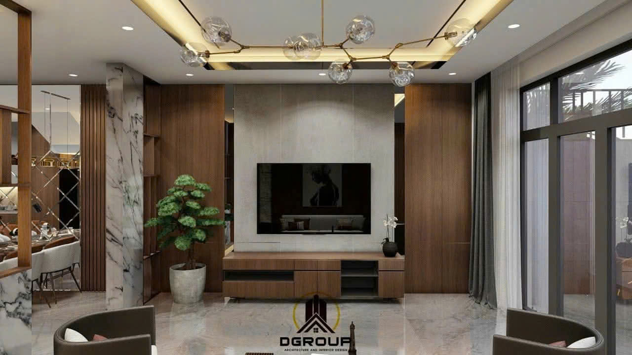 Không Gian Gỗ Nâu Ấm Áp - Hiện Đại Trong Thi Công Nội Thất Trọn Gói